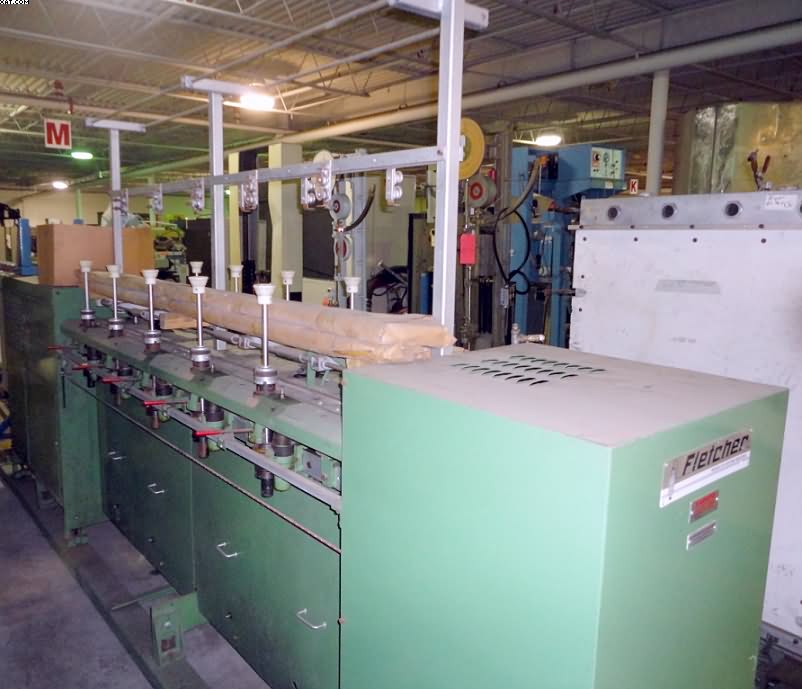 FLETCHER Model GL 2000 Rewinder, 10 spindles, 2000 yr.